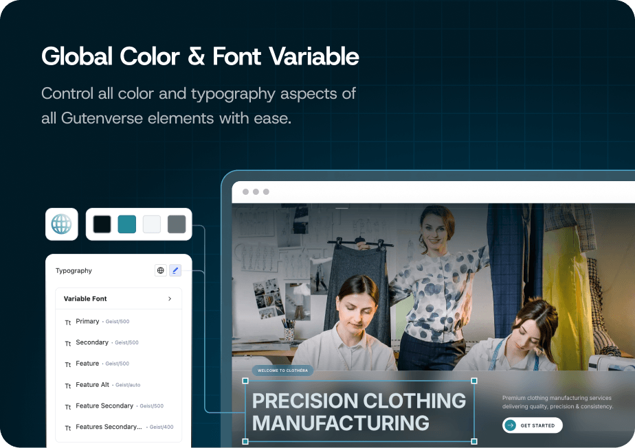 Clothera - Clothing Manufacturers Gutenverse FSE WordPress Block Theme - 8