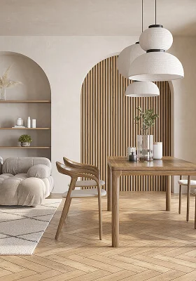 big lamp in dining room for decoration