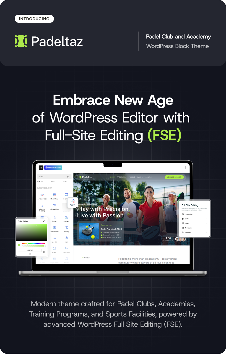 Padeltaz – Padel Club and Sports Academy FSE WordPress Block Theme - 4