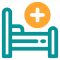 hospital bed icon