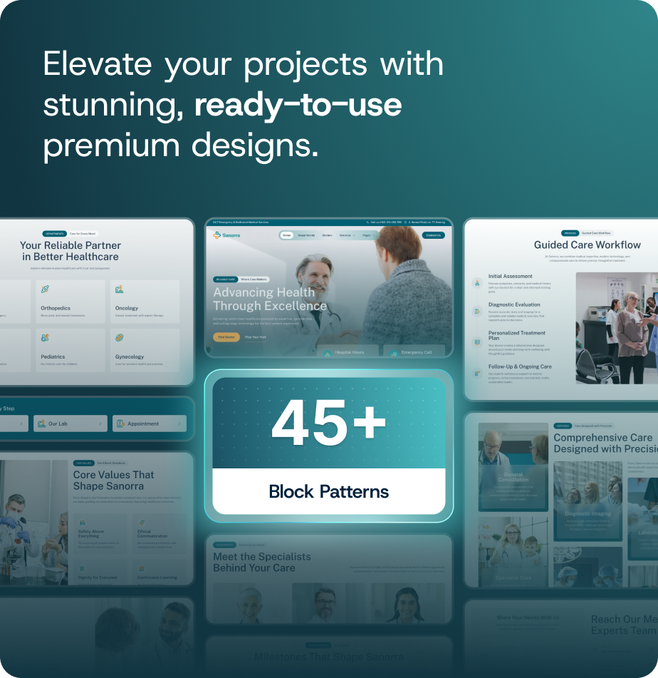 Sanorra – Medical & Healthcare FSE WordPress Block Theme - 6